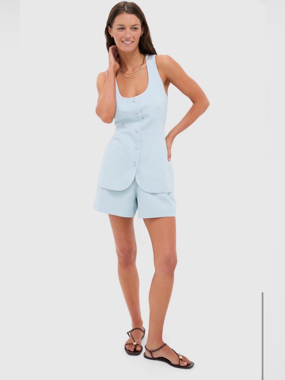 TUCKERNUCK
Light Wash Denim Brett Vest